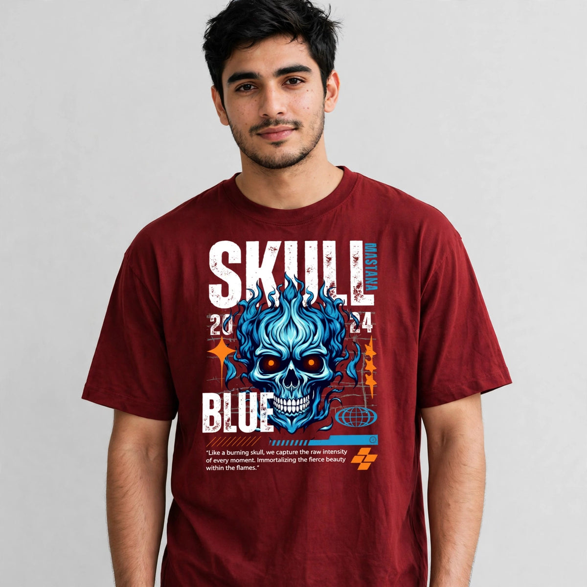 Skull Rule Oversized T-Shirt