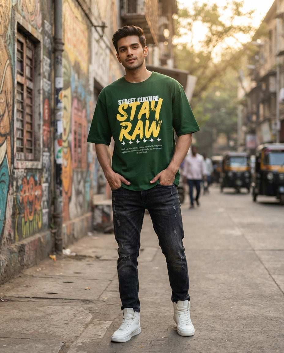 Stay RAW Oversized T-Shirt