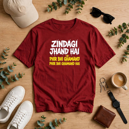 Zindagi Jhand Hai Oversized Classic T-Shirt