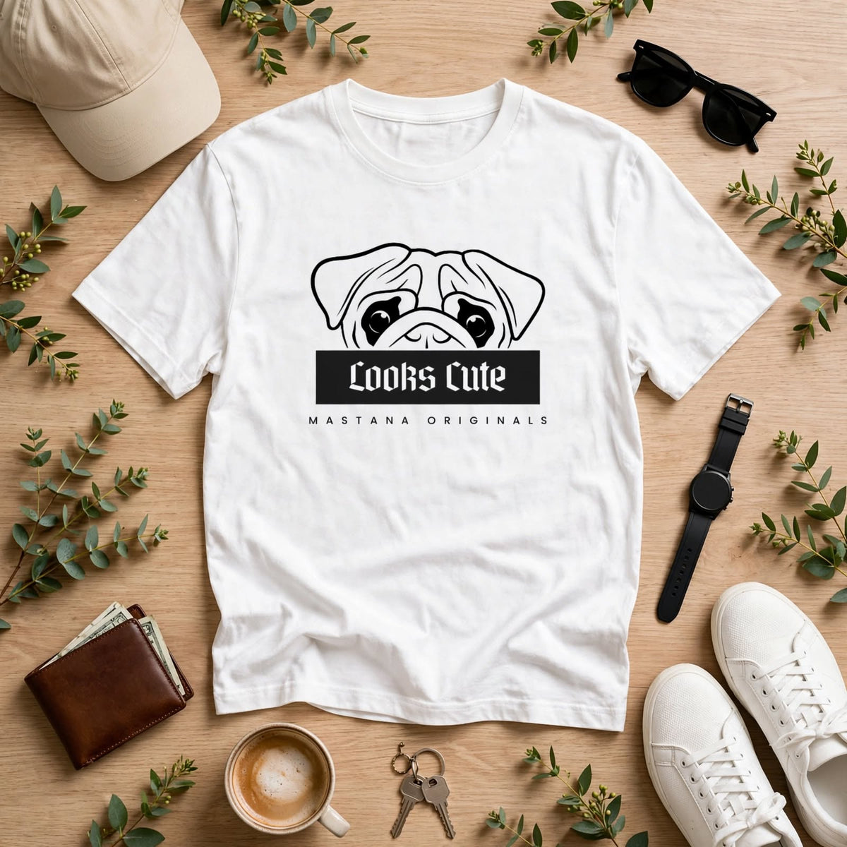 Cute Dog Classic Crew T-Shirt