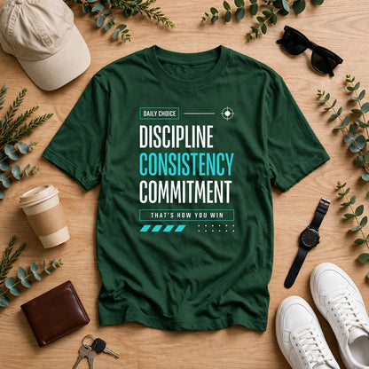 Discipline Consistency Commitment Oversized T-Shirt
