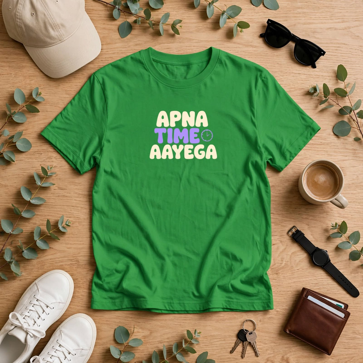 Apna Time Aayega Classic Crew T-Shirt