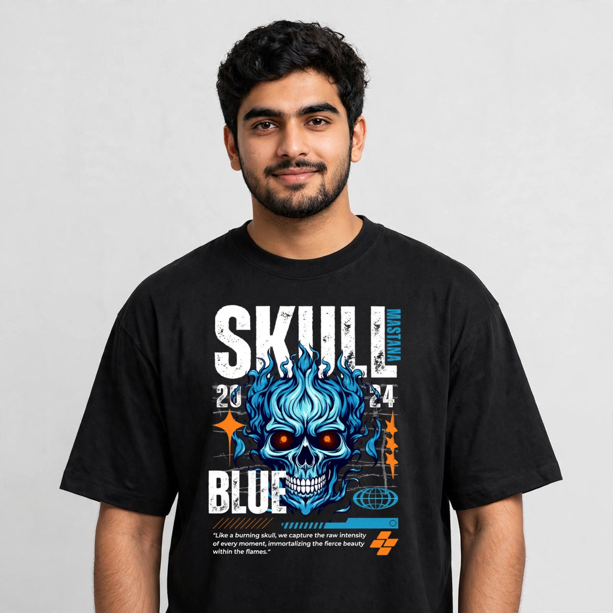 Skull Rule Oversized T-Shirt