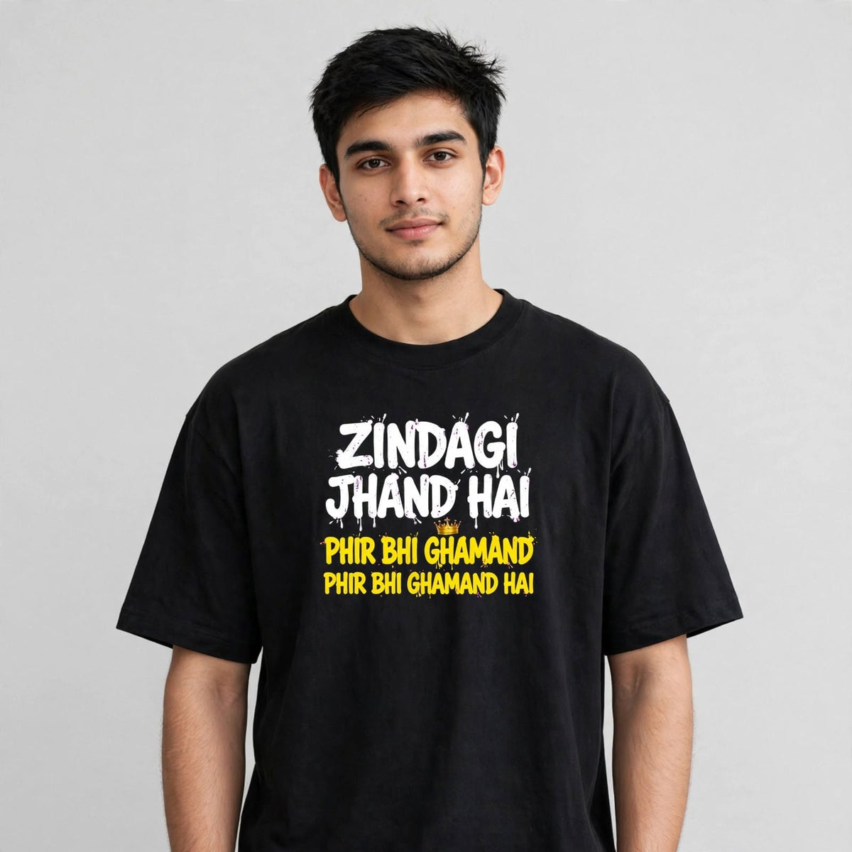 Zindagi Jhand Hai Oversized Classic T-Shirt