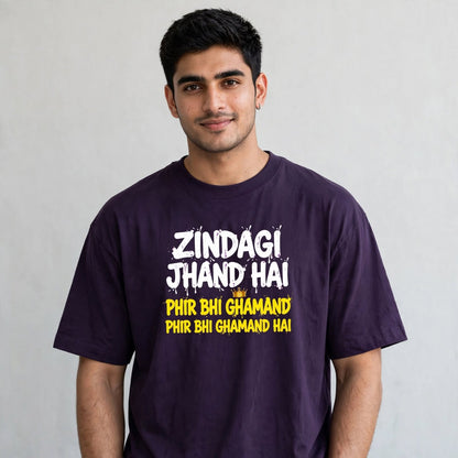 Zindagi Jhand Hai Oversized Classic T-Shirt