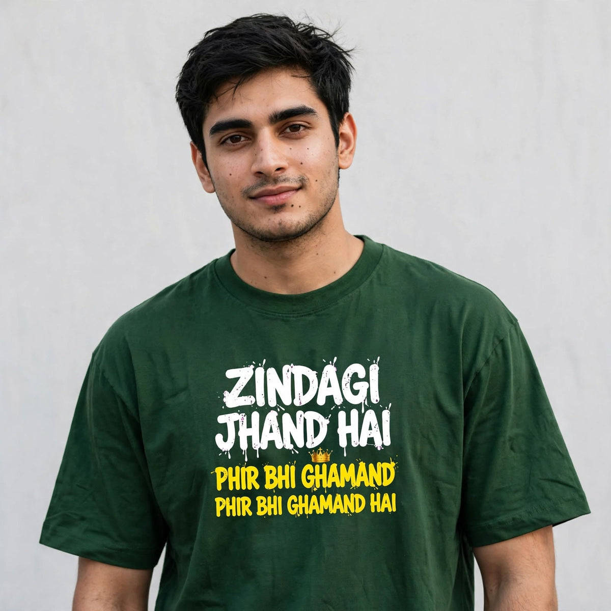 Zindagi Jhand Hai Oversized Classic T-Shirt