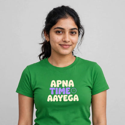Apna Time Aayega Classic Crew T-Shirt