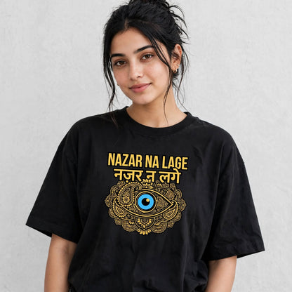 Nazar Na Lage Oversized Classic T-Shirt
