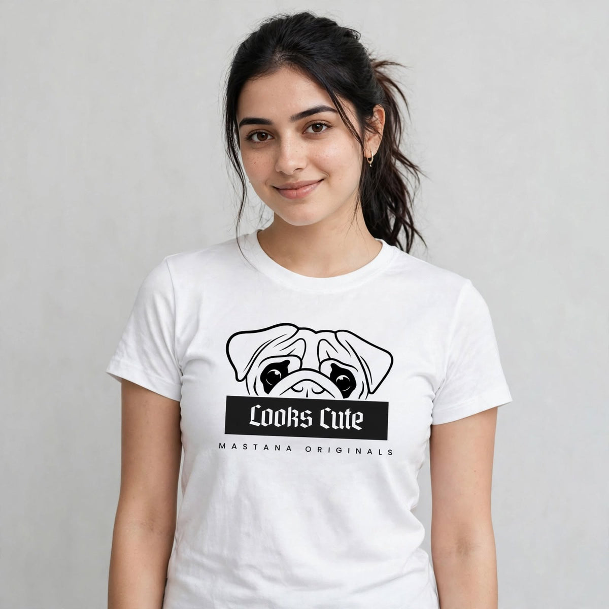 Cute Dog Classic Crew T-Shirt