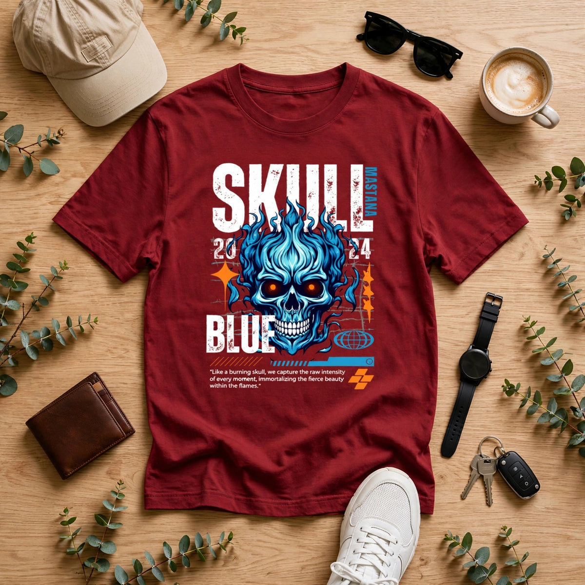 Skull Rule Oversized T-Shirt