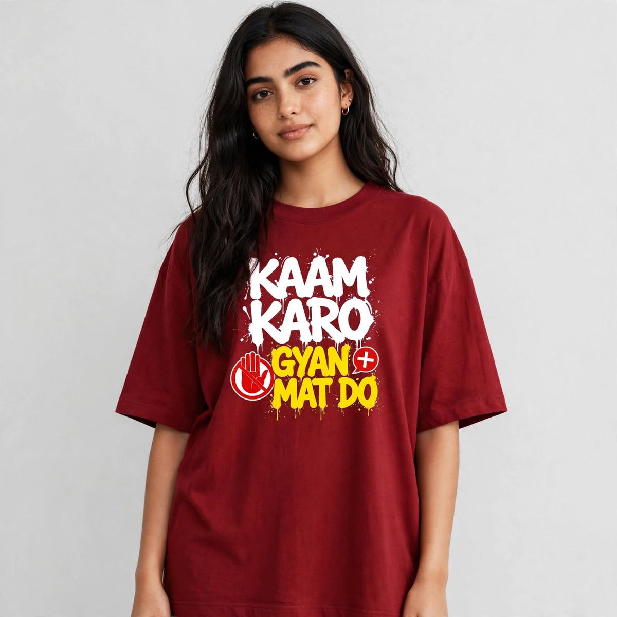 Kaam Karo Oversized Classic T-Shirt