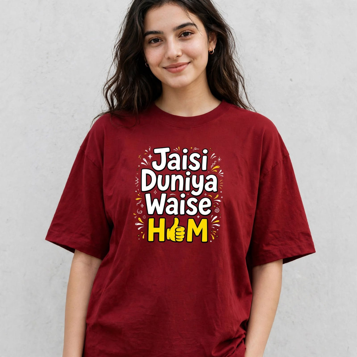 Jaisi Duniya Oversized Classic T-Shirt
