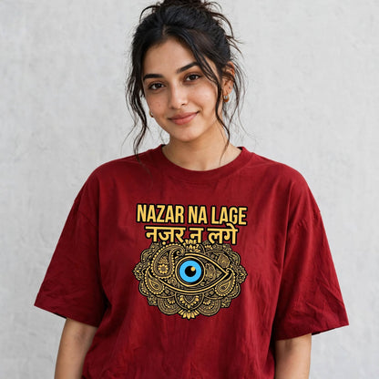 Nazar Na Lage Oversized Classic T-Shirt