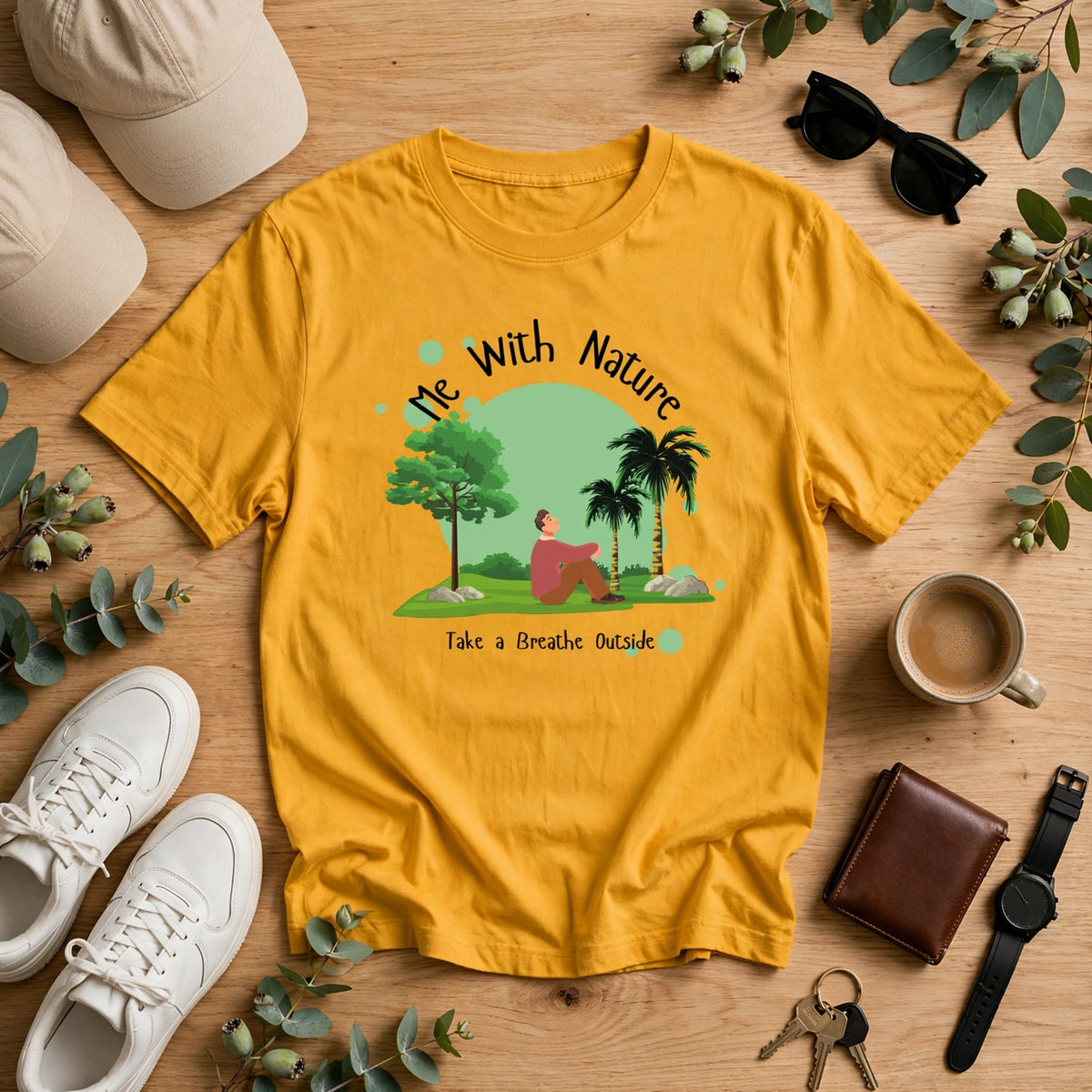 Me With Nature Oversized T-Shirt