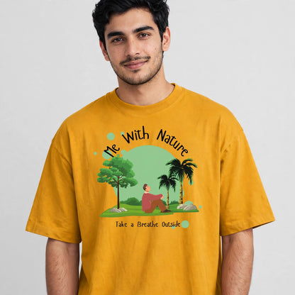 Me With Nature Oversized T-Shirt