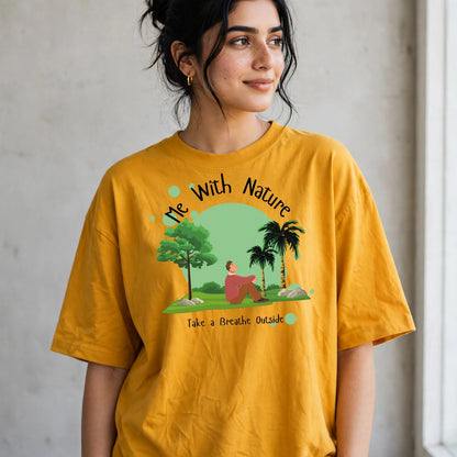 Me With Nature Oversized T-Shirt
