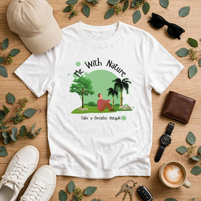 Me With Nature Oversized T-Shirt