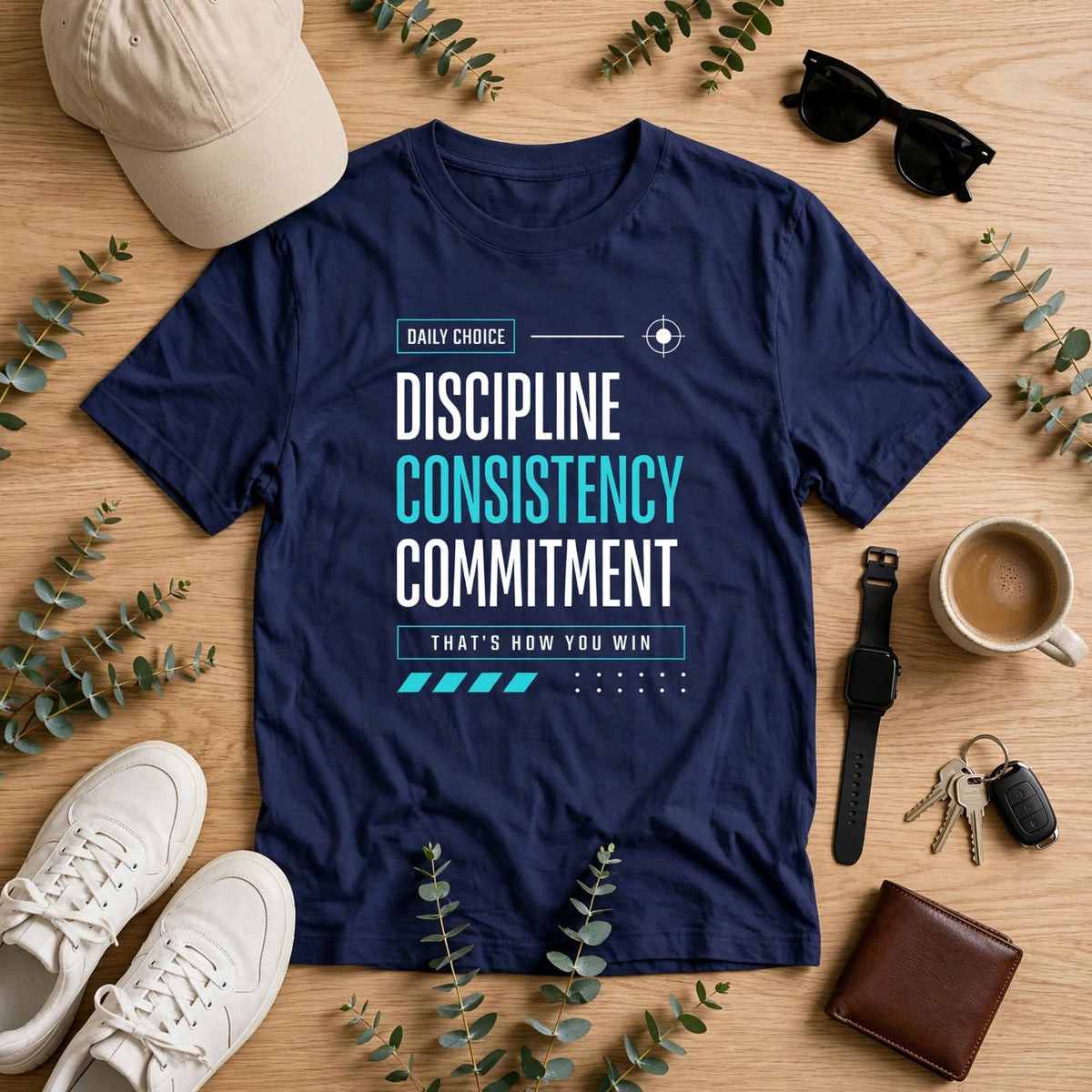 Discipline Consistency Commitment Oversized T-Shirt