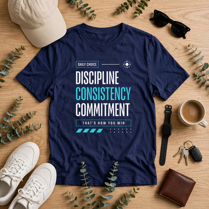 Discipline Consistency Commitment Oversized T-Shirt