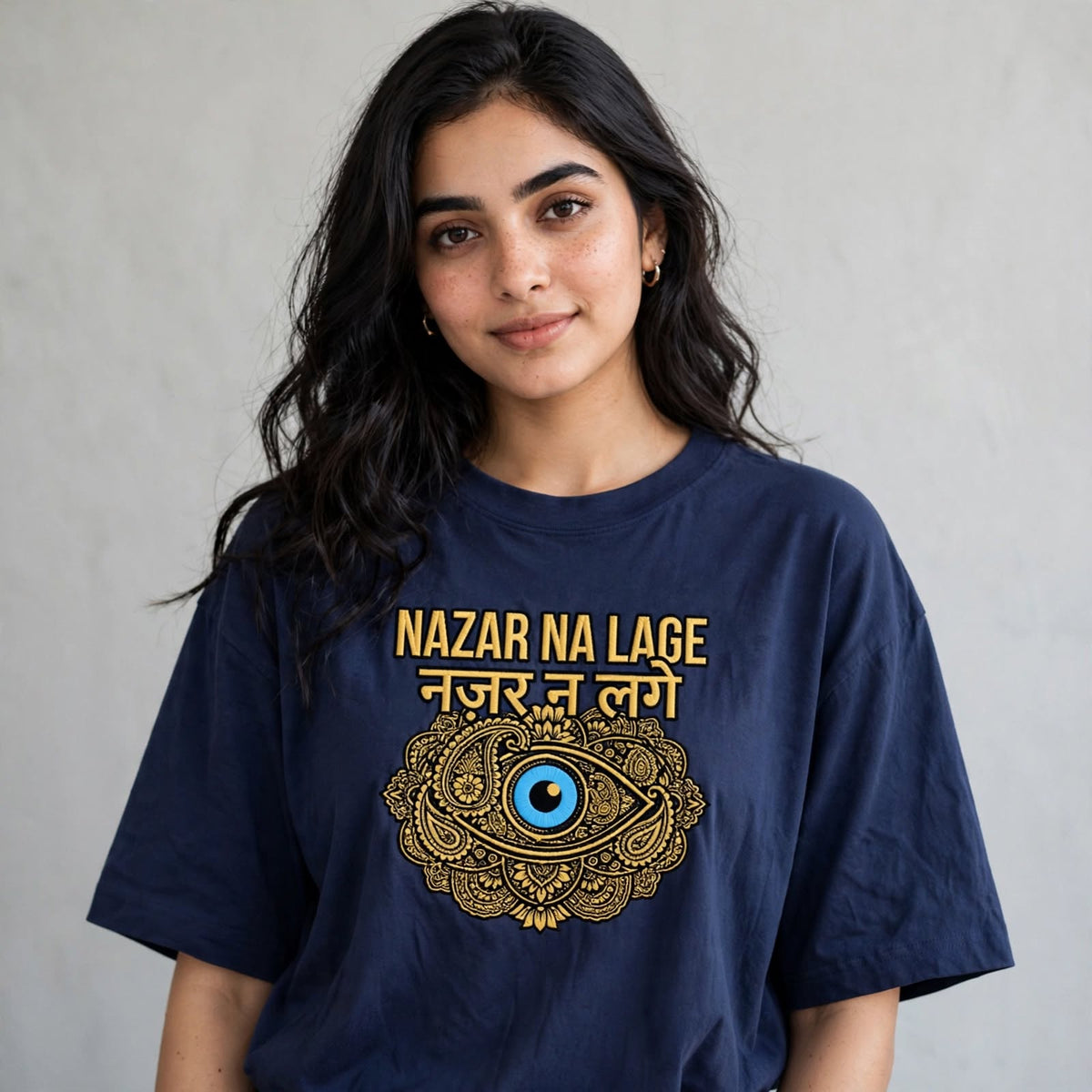 Nazar Na Lage Oversized Classic T-Shirt