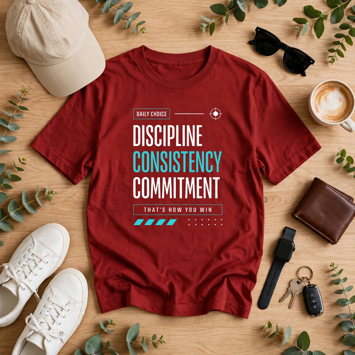 Discipline Consistency Commitment Oversized T-Shirt