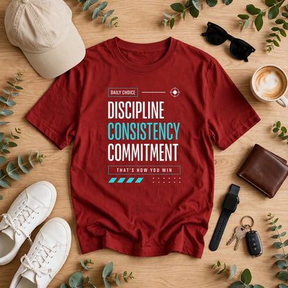 Discipline Consistency Commitment Oversized T-Shirt