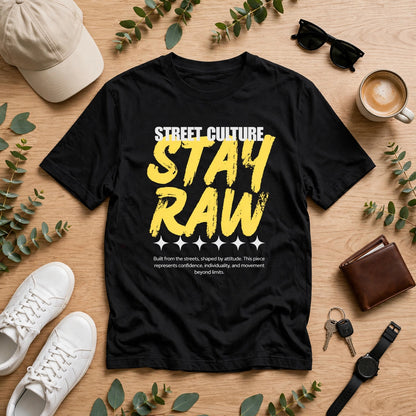 Stay RAW Oversized T-Shirt