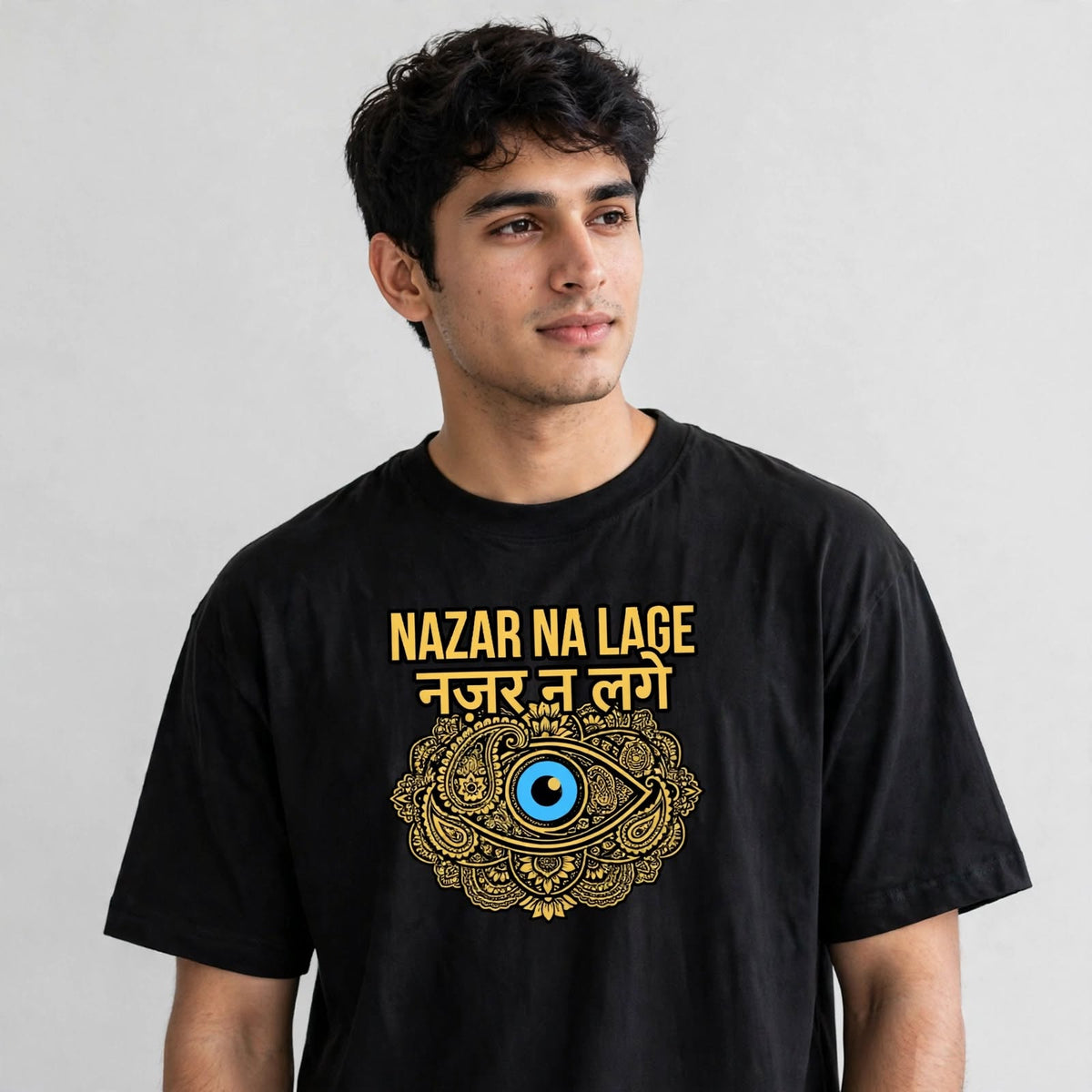 Nazar Na Lage Oversized Classic T-Shirt
