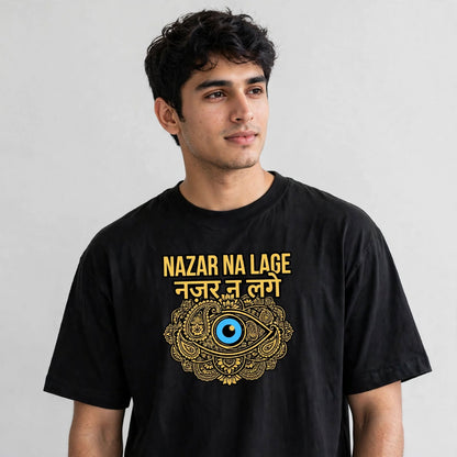 Nazar Na Lage Oversized Classic T-Shirt